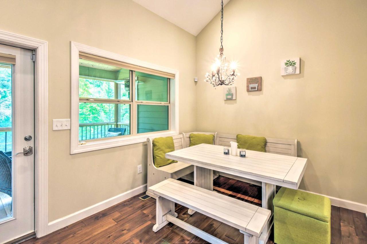Cozy Riverside Dahlonega Home With Kayaks And Fire Pit Екстер'єр фото