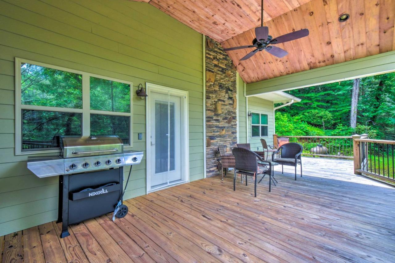 Cozy Riverside Dahlonega Home With Kayaks And Fire Pit Екстер'єр фото